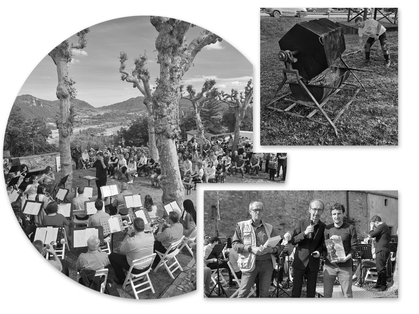 Un concerto della banda sotto i platani e le manifestazioni della Pro Loco